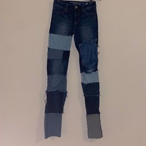 CUSTOM PATCHWORK JEANS👖